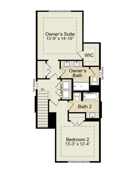 2D floor plan layout for the The Modena by Cothran Homes in ~Faris Park~, Greenville, SC (Image 2). 2D floor plan layout for the The Modena by Cothran Homes in ~Faris Park~, Greenville, SC (Image 2).