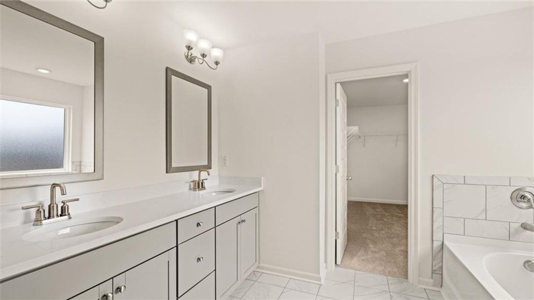 Furnished interior view inside a new home in Westland, Bogart (Image 5).