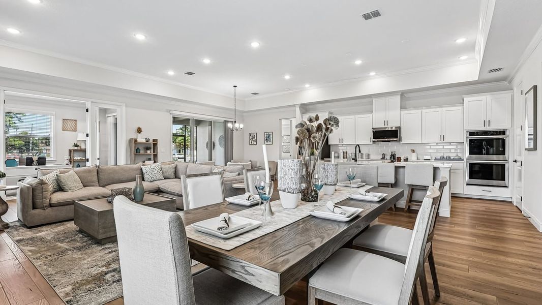 Representative furnished interior of a home built from the Venice by Maronda Homes in Malabar Springs, Palm Bay (Image 17).