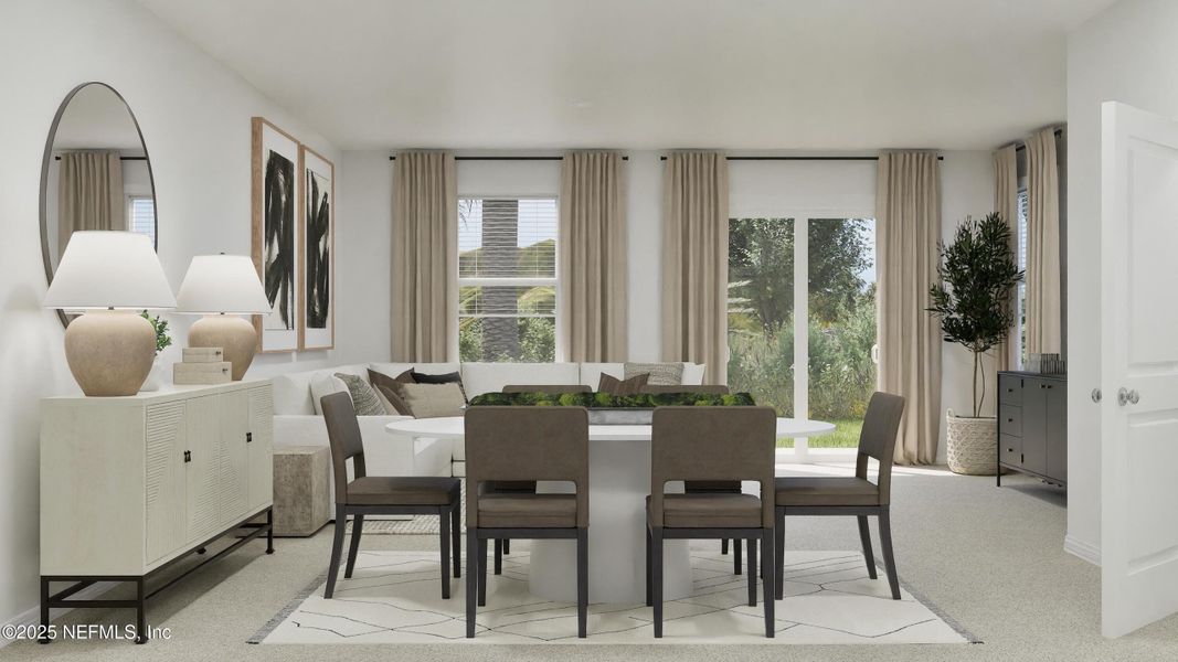 Furnished interior view inside a new home in Hardwick Farms, Jacksonville (Image 13).