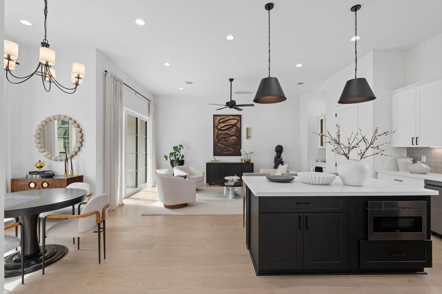 Furnished interior view inside a new home in , Houston (Image 17).