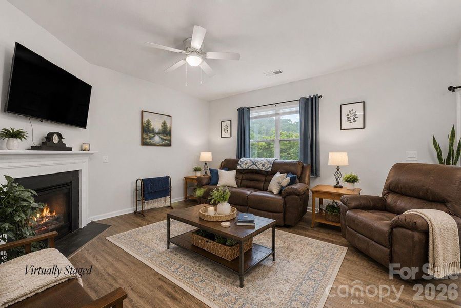 Furnished interior view inside a new home in , Waynesville (Image 16).