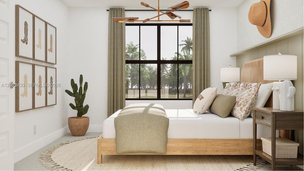 Furnished interior view inside a new home in Mainstreet, Coconut Creek (Image 9).