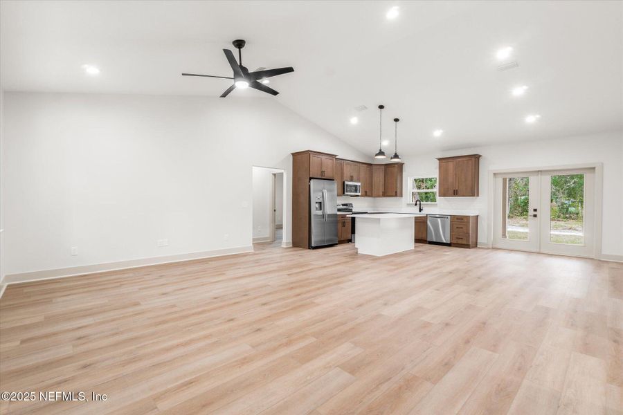 Furnished interior view inside a new home in , San Mateo (Image 12). Furnished interior view inside a new home in , San Mateo (Image 12).