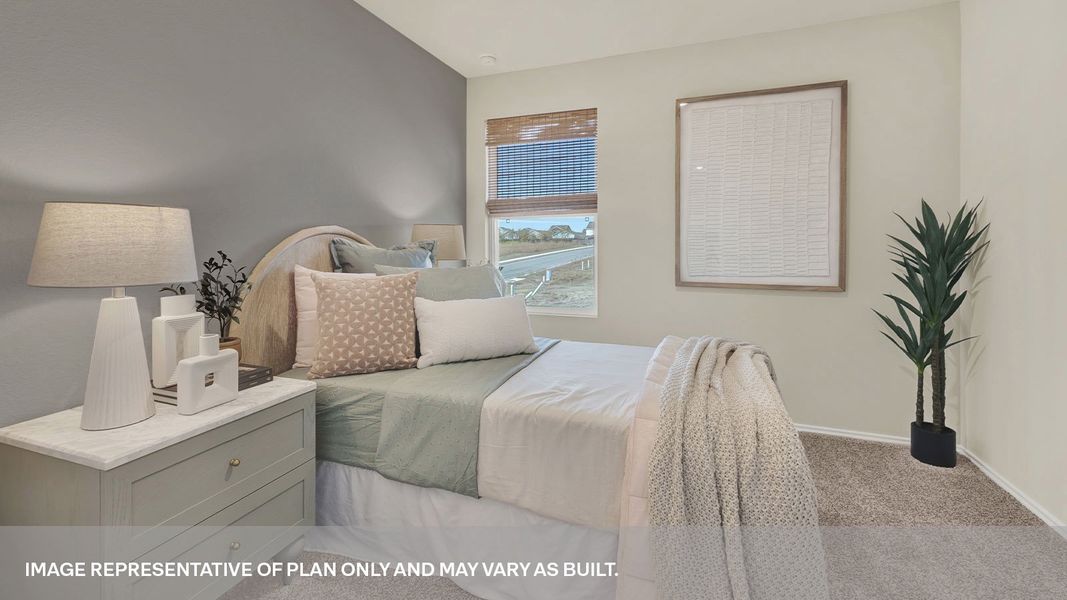 Representative furnished interior of a home built from the The Franklin by D.R. Horton in Sunset Oaks, Maxwell (Image 25).