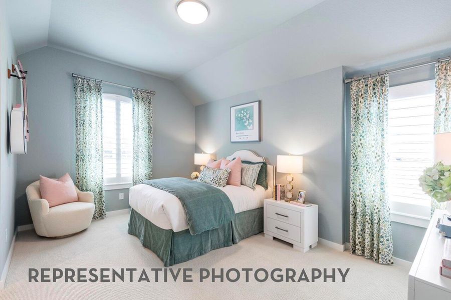 Furnished interior view inside a new home in Cross Creek West, Fulshear (Image 36).