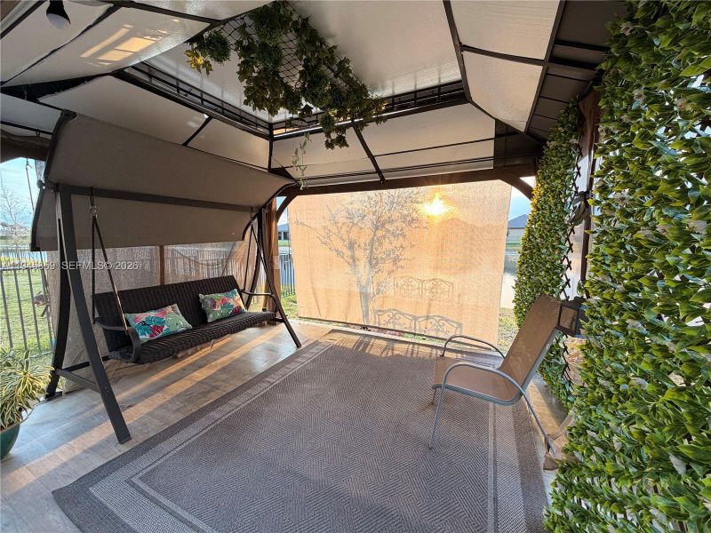 Exterior details and patio area of a home in , Port St. Lucie (Image 25).