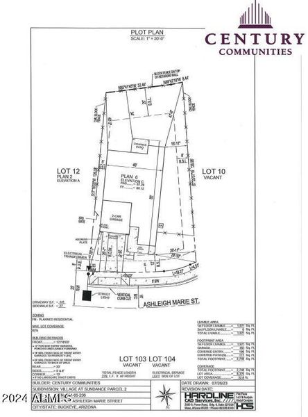 Lot 11 Plot plan