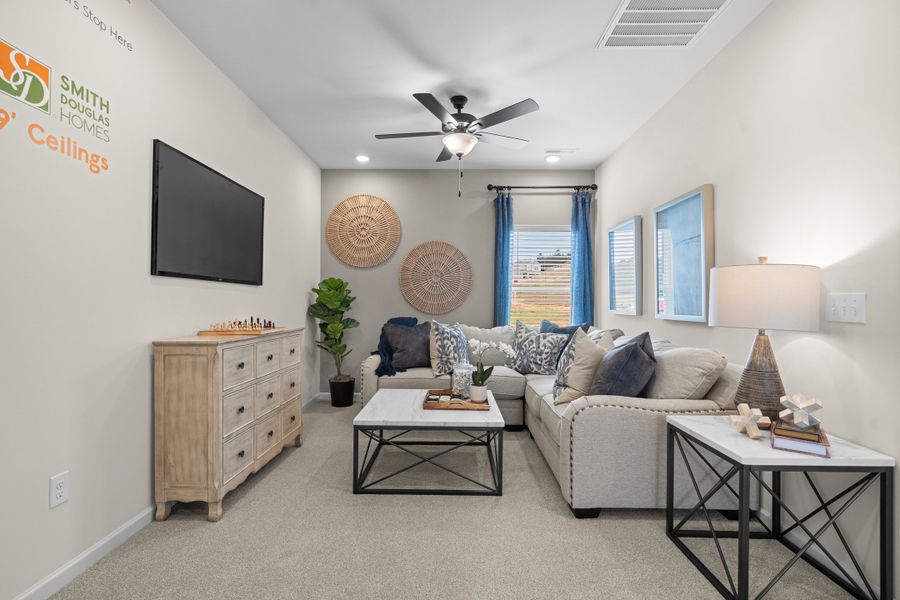 Furnished interior view inside a new home in Varnell Preserve, Dalton (Image 13).
