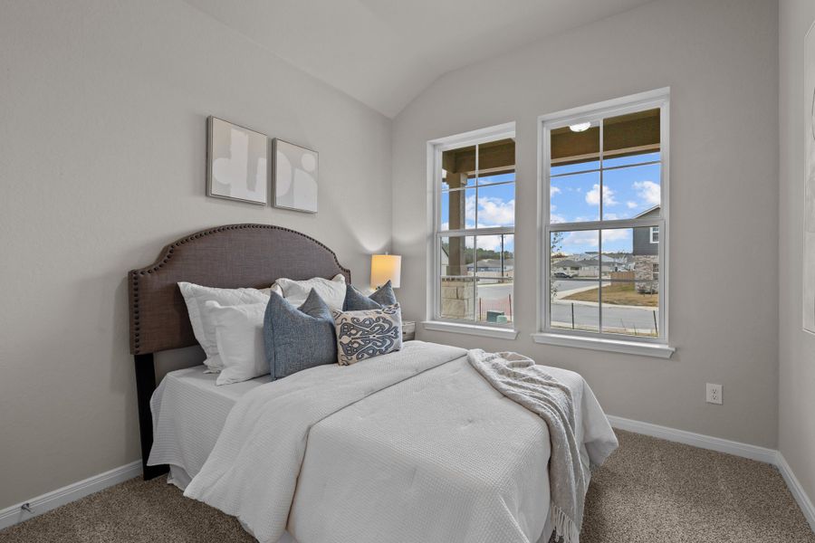 Representative furnished interior of a home built from the Maxwell by Beazer Homes in Hunter's Ranch, San Antonio (Image 6).