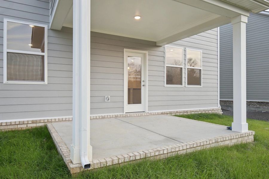 Exterior details and patio area of a home in Willow Landing, Mount Juliet (Image 31). Exterior details and patio area of a home in Willow Landing, Mount Juliet (Image 31).