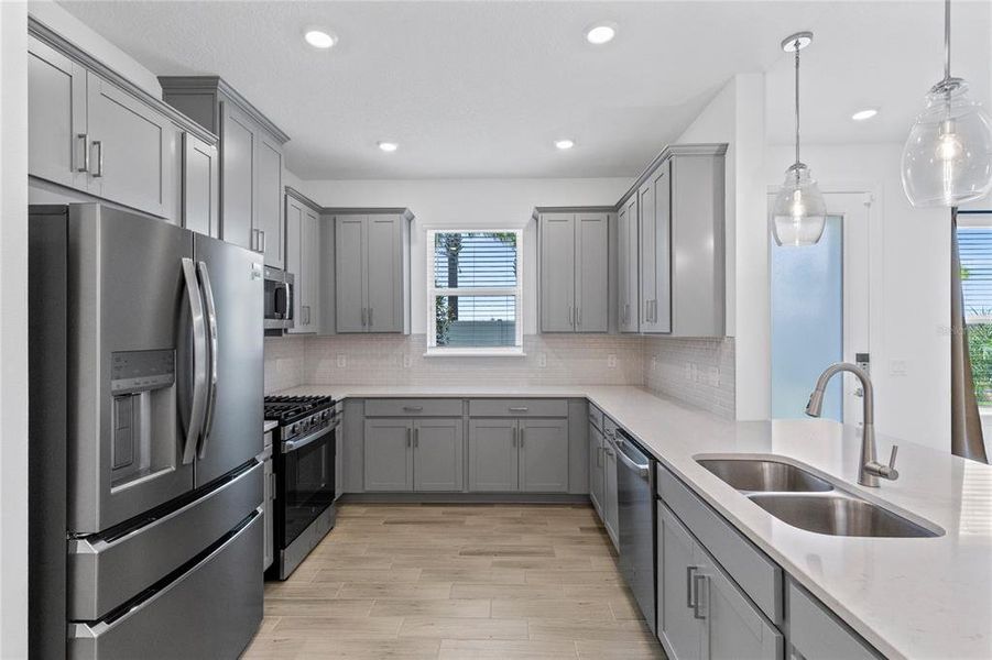 Furnished interior view inside a new home in Center Lake Ranch Community Group Page, St. Cloud (Image 6).