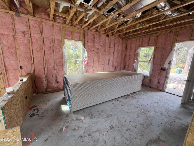 In-progress construction of a new home in , Jacksonville, FL (Image 21).