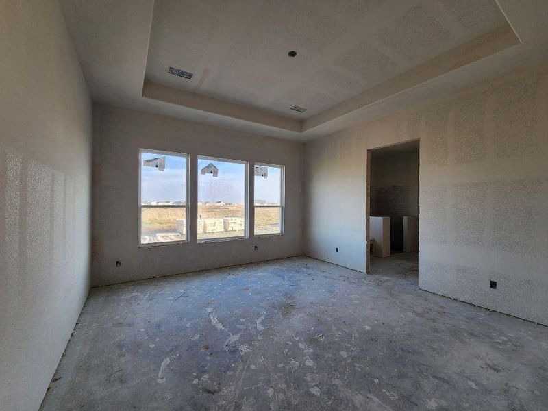In-progress construction of a new home in Rocky Top, Krum, TX (Image 3).