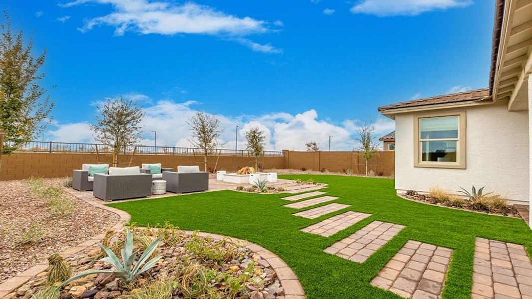 Representative exterior photo of a completed home built from the Redwood by Taylor Morrison in Paradisi Encore Collection, Surprise, AZ (Image 29).