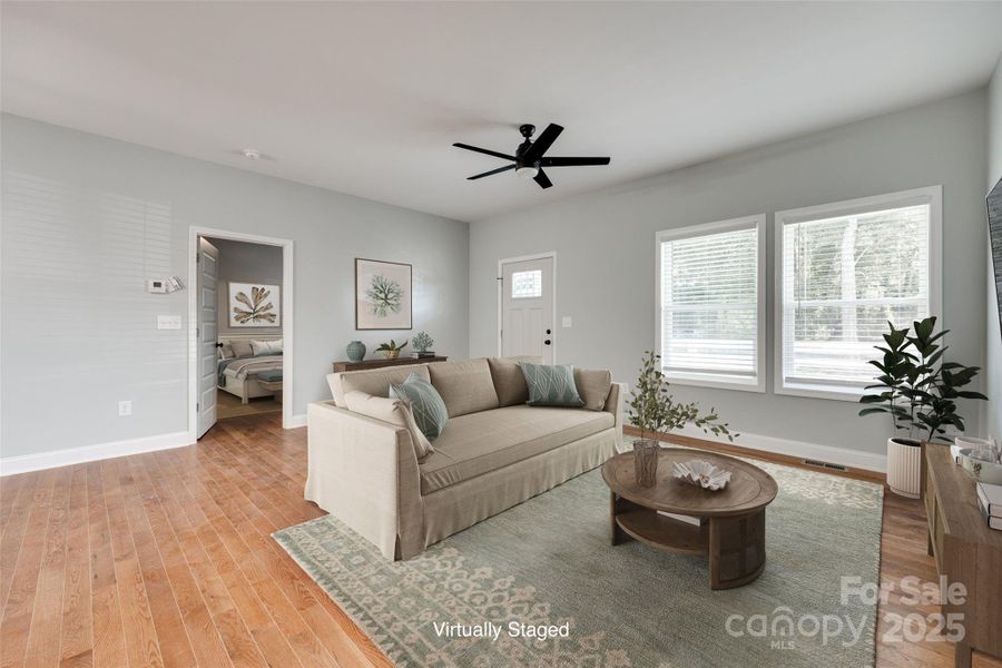 Furnished interior view inside a new home in , York (Image 6).