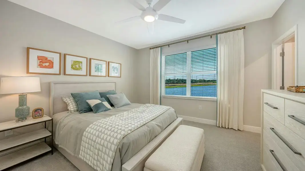 Furnished interior view inside a new home in SkySail Real Estate and Homes for Sale in Naples, FL - Neal Communities, Naples (Image 28).