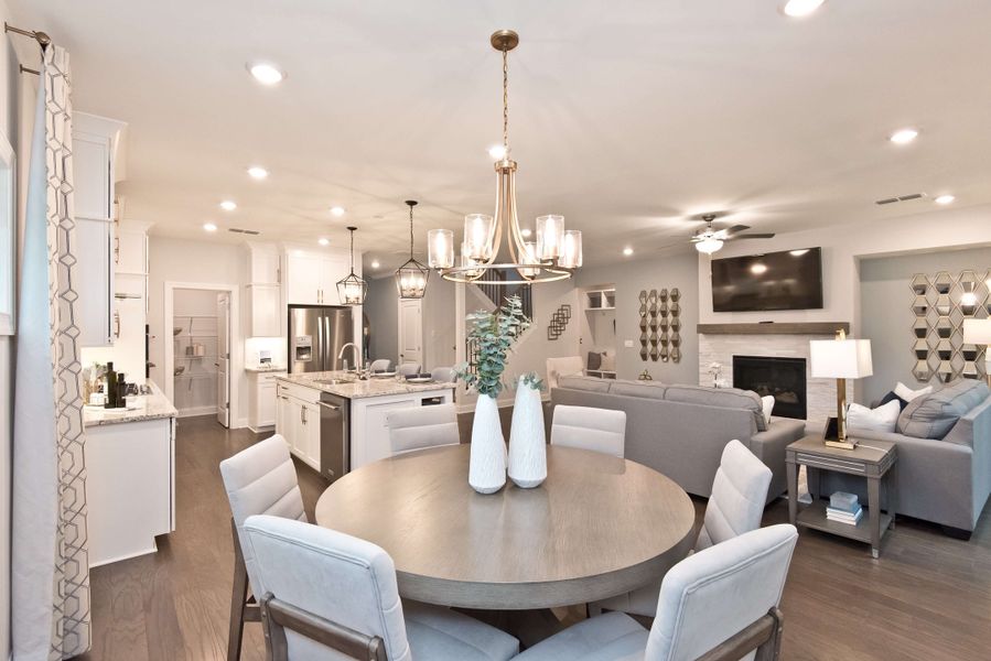 Johnson floorplan modeled at Bethany Manor in Snellville, GA.