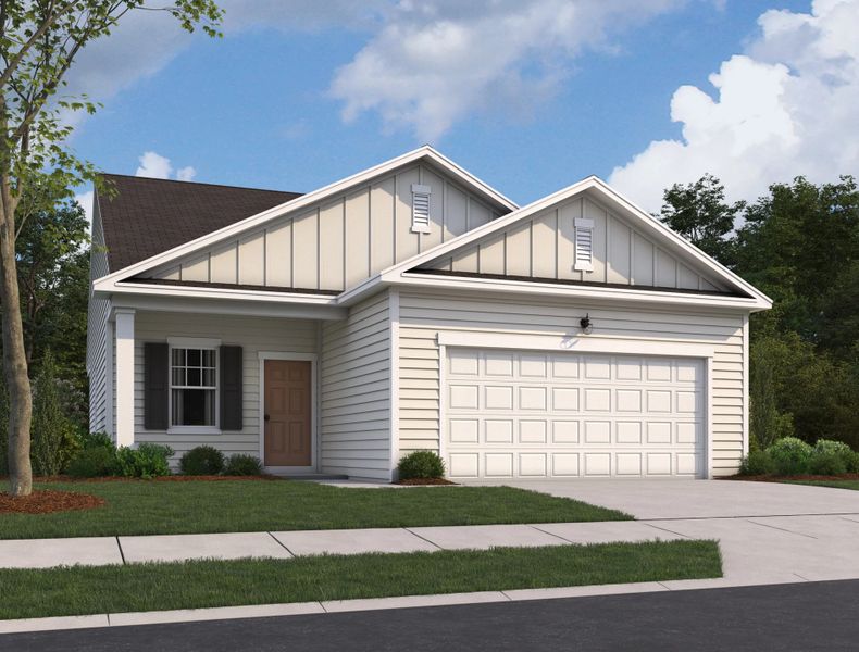 Representative exterior photo of a completed home built from the Falcon by Starlight Homes in Bryson's Ridge - New Homes in Spring Hope, NC, Spring Hope, NC (Image 23). Representative exterior photo of a completed home built from the Falcon by Starlight Homes in Bryson's Ridge - New Homes in Spring Hope, NC, Spring Hope, NC (Image 23).