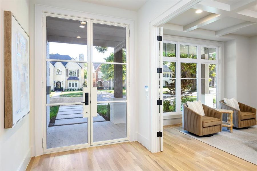 Furnished interior view inside a new home in , Dallas (Image 37). Furnished interior view inside a new home in , Dallas (Image 37).