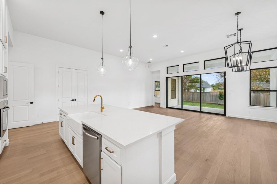Furnished interior view inside a new home in Kresston - Enclave Collection, Montgomery (Image 17).