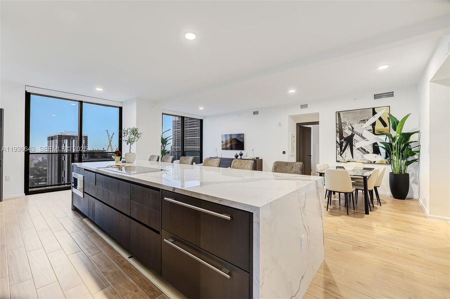 Furnished interior view inside a new home in The Elser Hotel & Residences, Miami (Image 12).