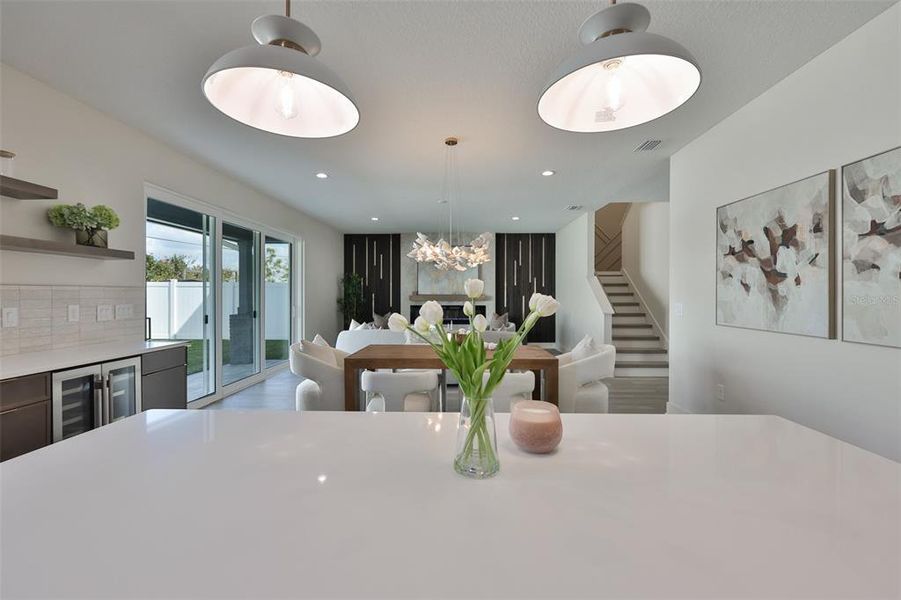 Furnished interior view inside a new home in , Tampa (Image 43).