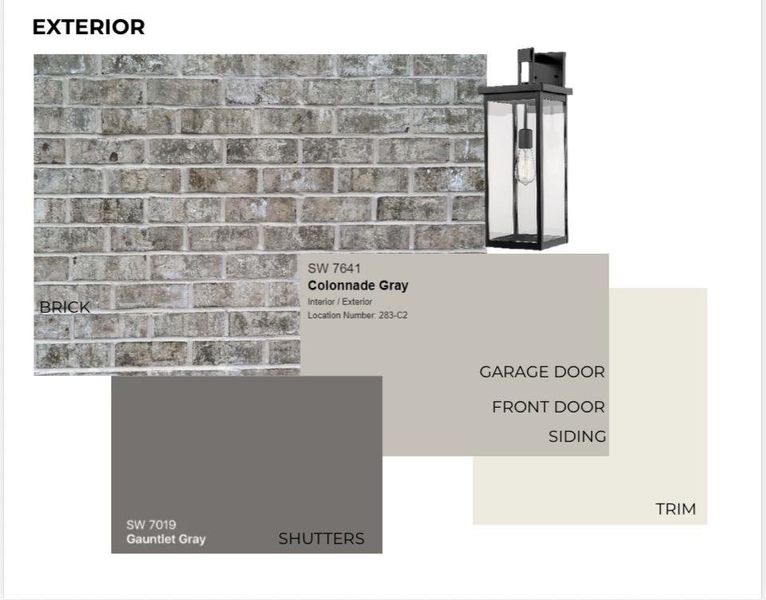 Sample of building materials used in homes in White Oak, Arlington (Image 5).