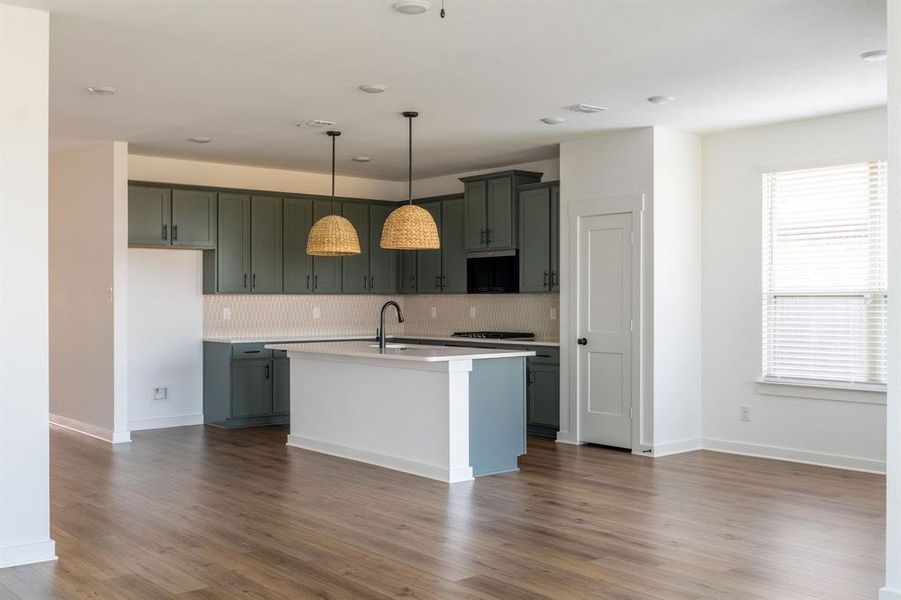 Furnished interior view inside a new home in Prairie Ridge at Goodland, Midlothian (Image 6).