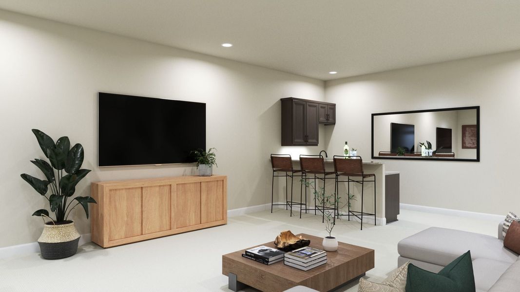 Representative furnished interior of a home built from the 2 by Trumark Homes in Festival at RainDance, Windsor (Image 9).