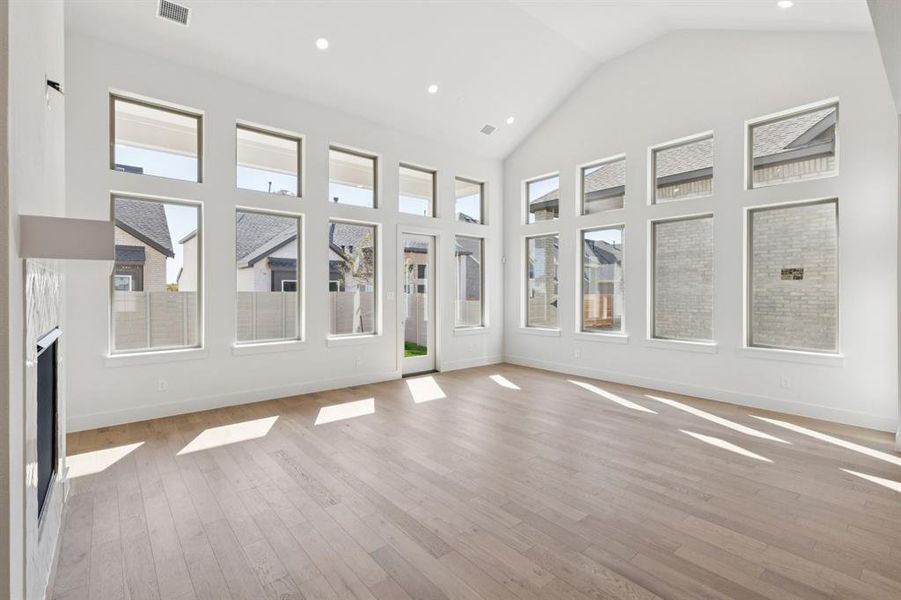 You'll love calling this light filled family room your own!