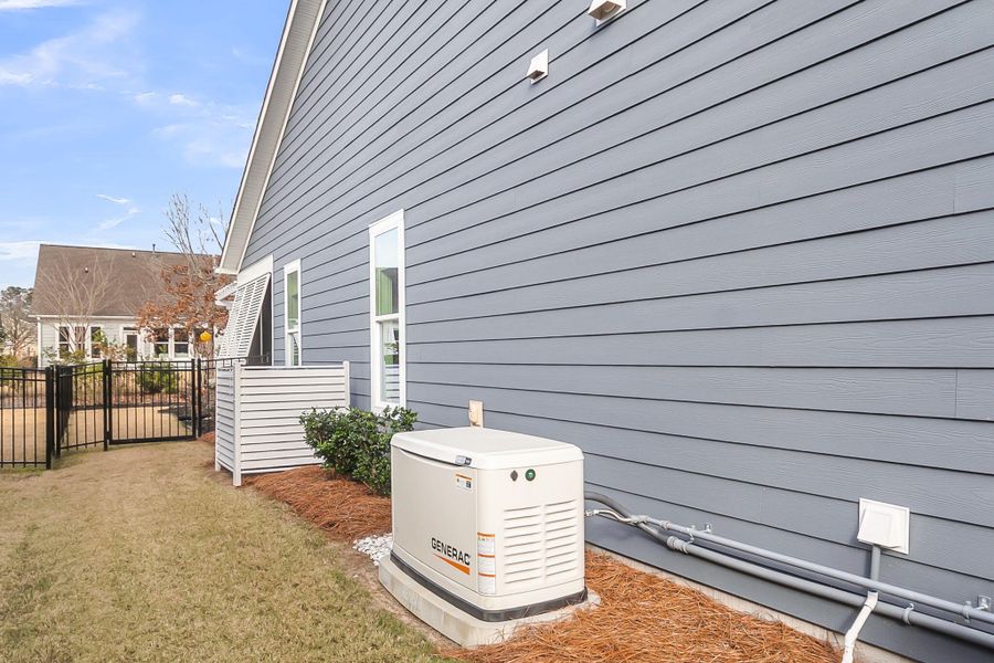 Exterior details and patio area of a home in , Summerville (Image 23).