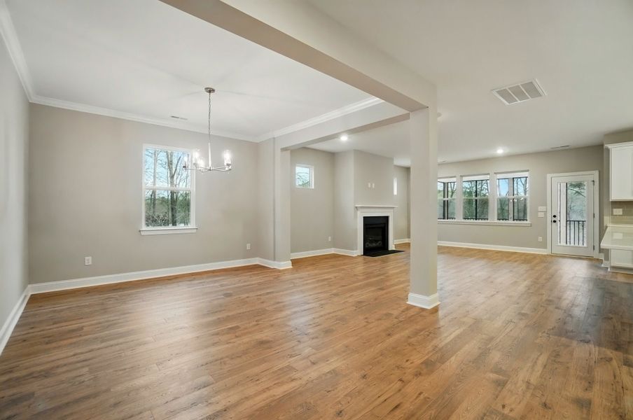 Representative unfurnished interior of a home built from the Tillery by Caruso Homes in Blue Run, Raleigh (Image 27). Representative unfurnished interior of a home built from the Tillery by Caruso Homes in Blue Run, Raleigh (Image 27).