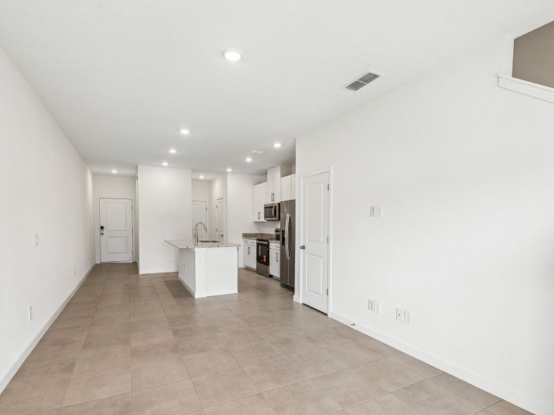 Spacious, unfurnished interior of a new home in The District at Oakleaf - The Commons, Middleburg (Image 9). Spacious, unfurnished interior of a new home in The District at Oakleaf - The Commons, Middleburg (Image 9).