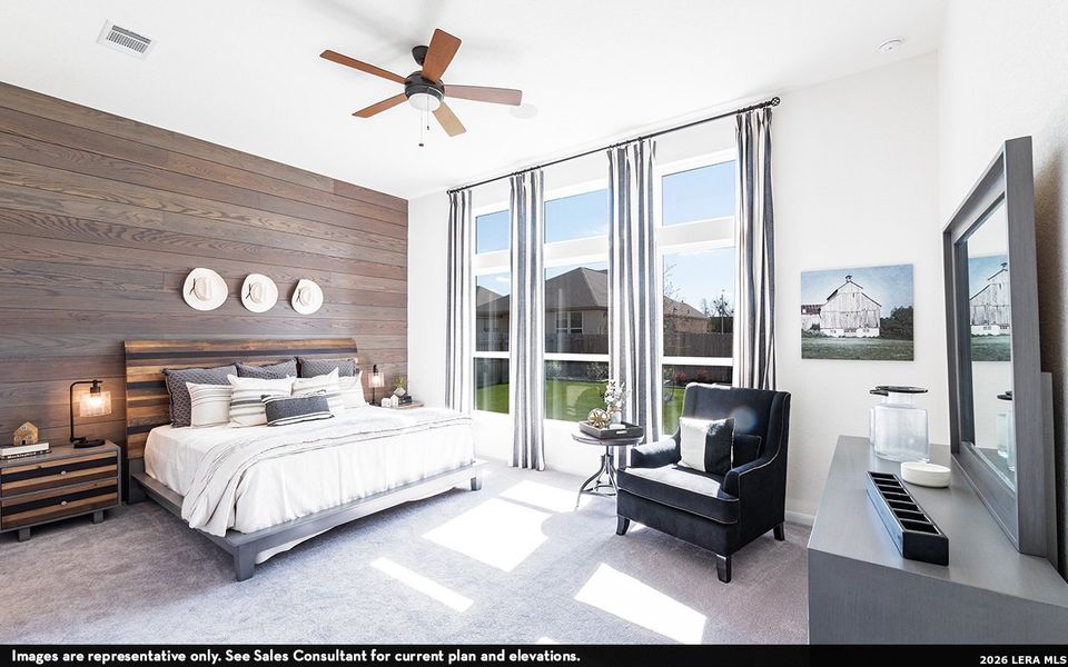 Furnished interior view inside a new home in Megan's Landing, Castroville (Image 15).