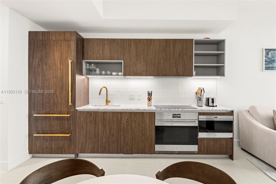 Furnished interior view inside a new home in , Miami (Image 5). Furnished interior view inside a new home in , Miami (Image 5).