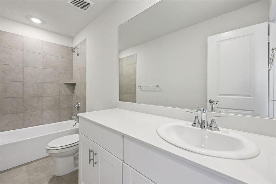 Photo is not of the actual home, but is an inspirational photo of builder’s model home and may depict options, furnishings, and/or decorator features that are not included.