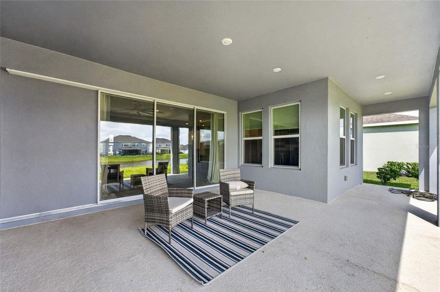 Exterior details and patio area of a home in River Landing, Wesley Chapel (Image 30). Exterior details and patio area of a home in River Landing, Wesley Chapel (Image 30).