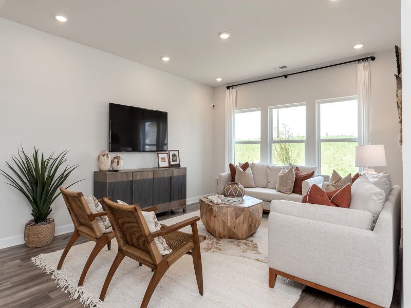 Furnished interior view inside a new home in Brighton Springs, York (Image 6).