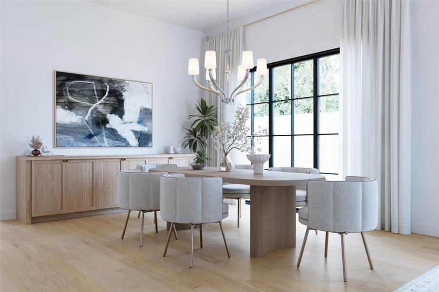 Furnished interior view inside a new home in , Dallas (Image 5). Furnished interior view inside a new home in , Dallas (Image 5).