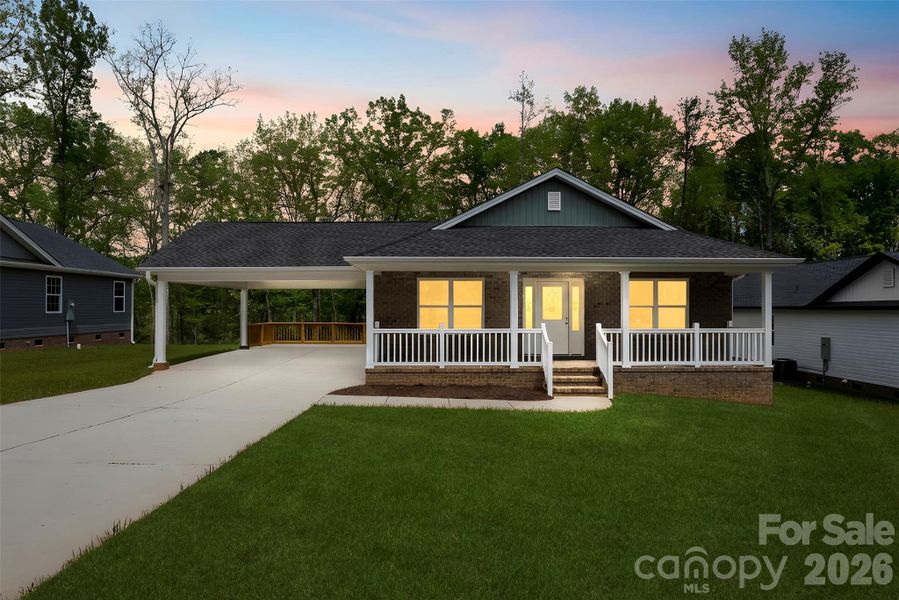 Exterior details and patio area of a home in , Bessemer City (Image 13).