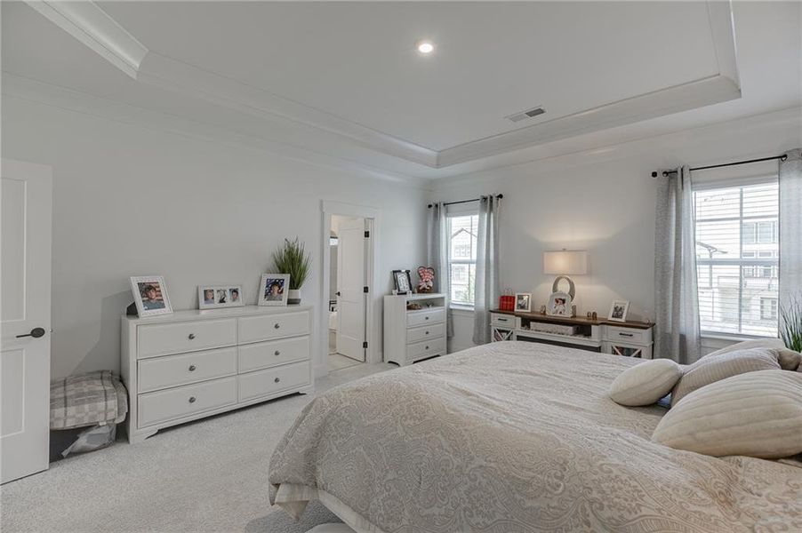 Furnished interior view inside a new home in , Cumming (Image 32).