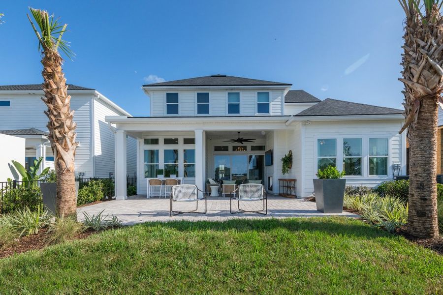 Representative exterior details of a home built from the Sawyer by Riverside Homes in Mariposa at EverRange, Jacksonville (Image 38).
