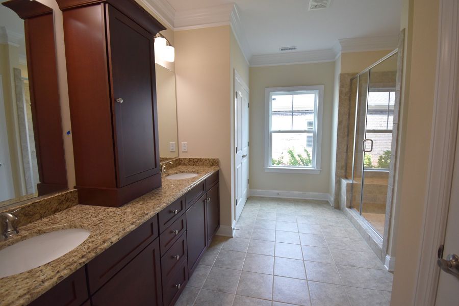 Representative furnished interior of a home built from the Cosmopolitan by Keystone Homes NC in Weybridge, Burlington (Image 13).