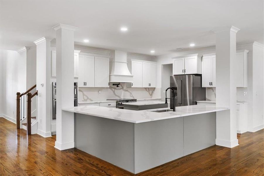 Furnished interior view inside a new home in Silvercrest Lakes, Acworth (Image 10). Furnished interior view inside a new home in Silvercrest Lakes, Acworth (Image 10).
