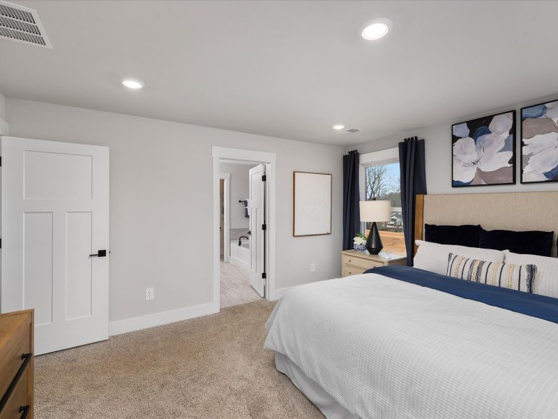 Furnished interior view inside a new home in Crossing at Abner Creek, Greer (Image 5).