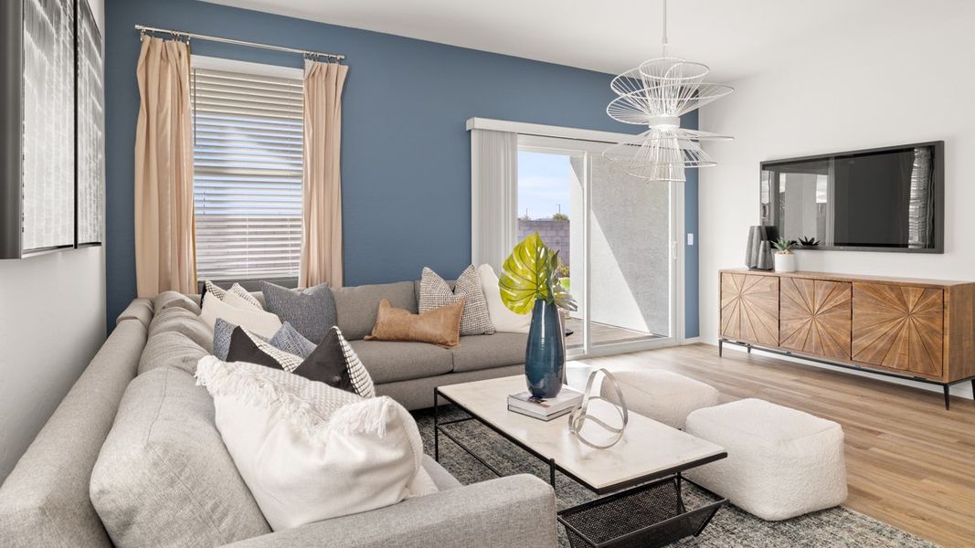 Furnished interior view inside a new home in Rio Rancho Estates, Wittmann (Image 14).