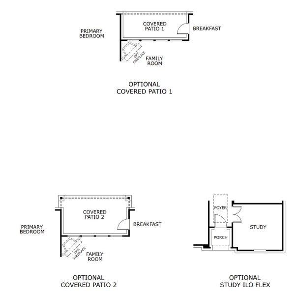 2D floor plan layout for the Concept 2370 by Risewell Homes in Myrtle Creek, Waxahachie, TX (Image 4).