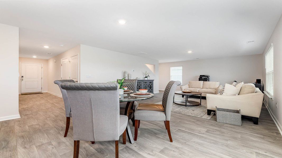 Furnished interior view inside a new home in Cottonwood Place, Tabor City (Image 7).