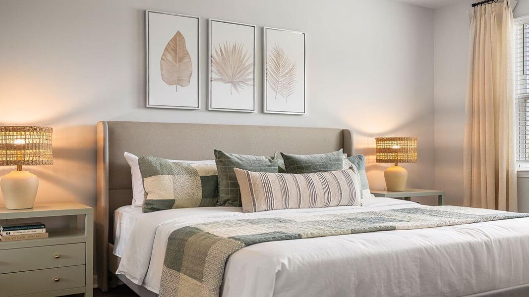Furnished interior view inside a new home in Pineview North, Summerville (Image 12).